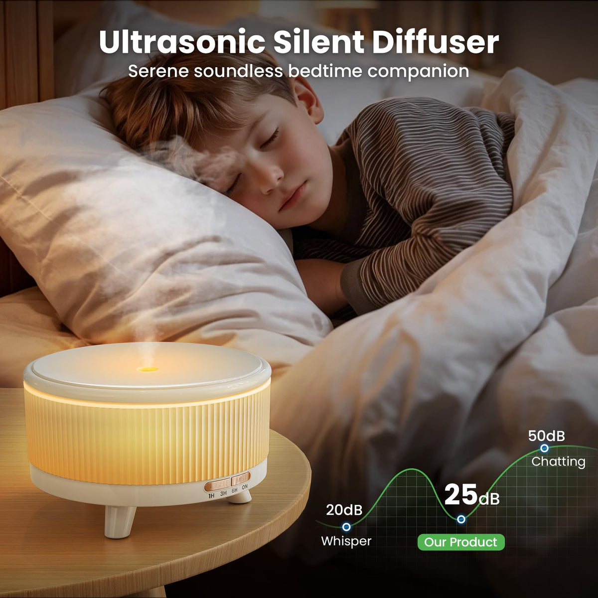 Diffuseur d'Arômes & Huiles Essentielles 500ml – Grande Capacité