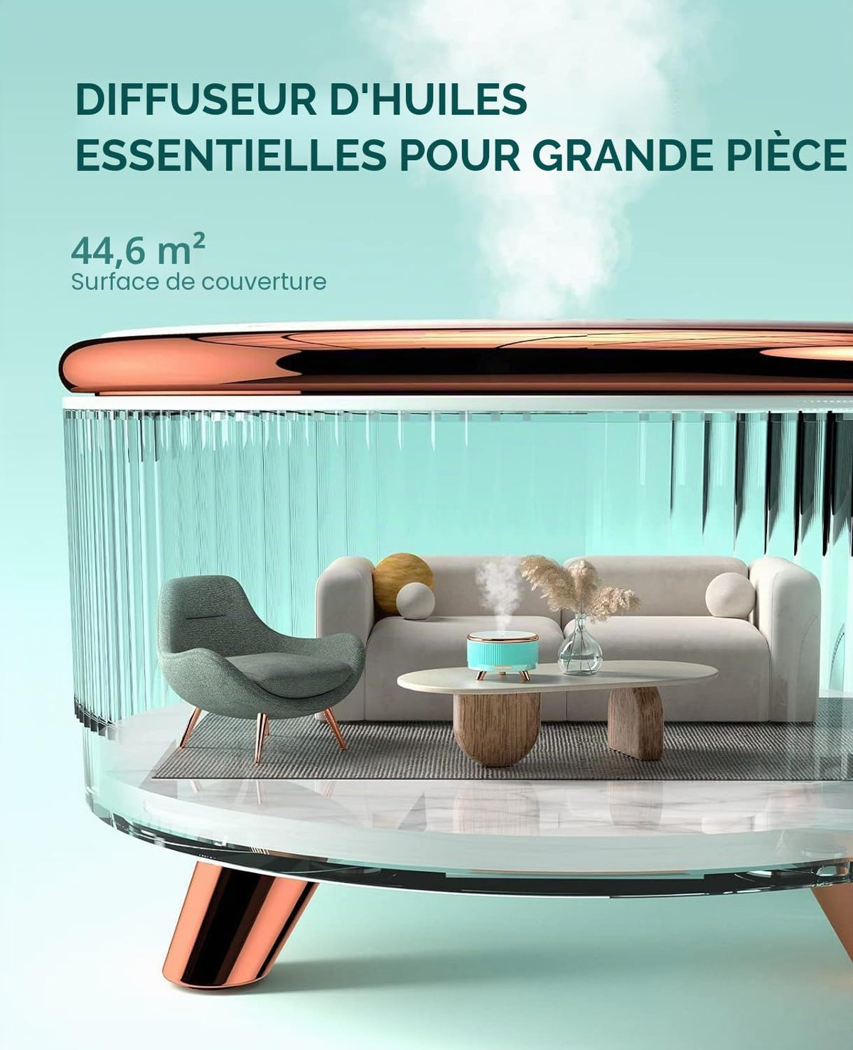 Diffuseur d'Arômes & Huiles Essentielles 500ml – Grande Capacité
