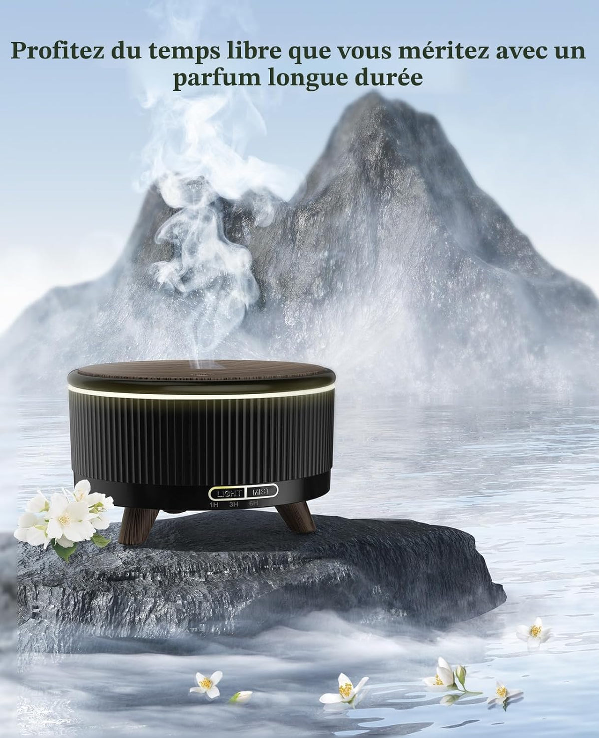 Diffuseur d'Arômes & Huiles Essentielles 500ml – Grande Capacité