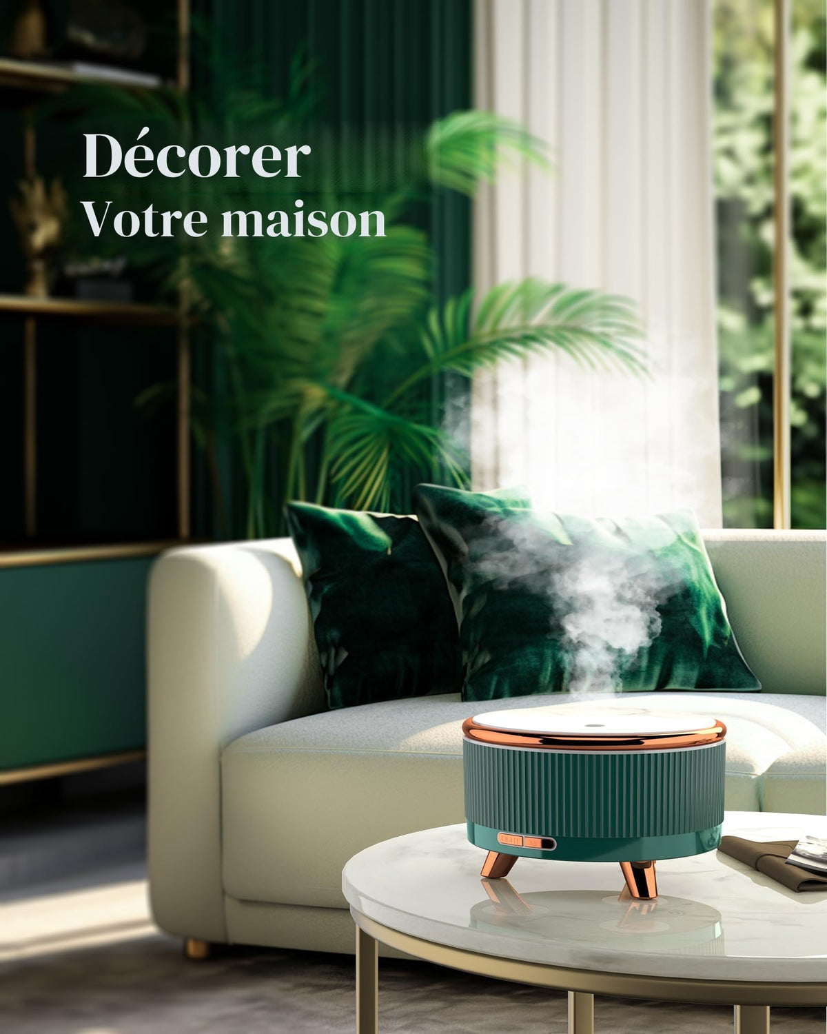 Diffuseur d'Arômes & Huiles Essentielles 500ml – Grande Capacité