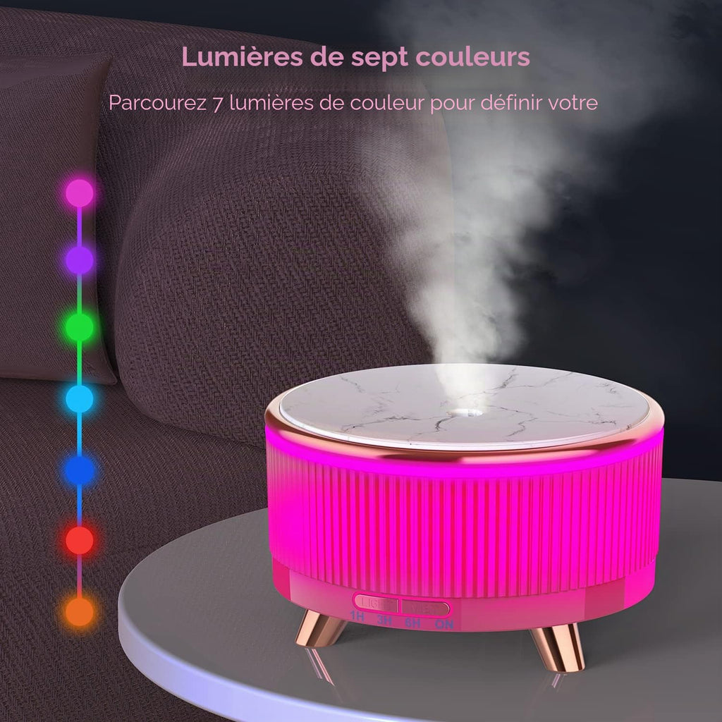 Diffuseur d'Arômes & Huiles Essentielles 500ml – Grande Capacité