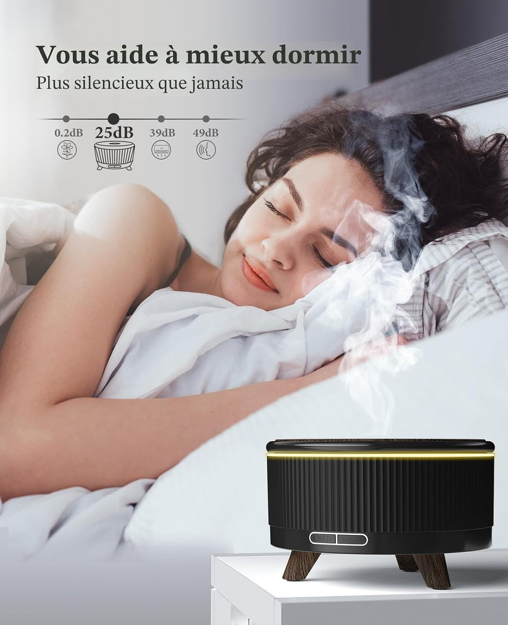 Diffuseur d'Arômes & Huiles Essentielles 500ml – Grande Capacité