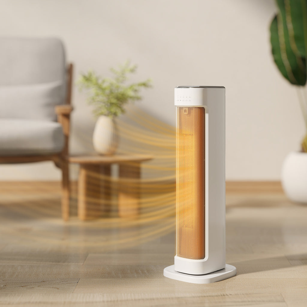 Radiateur Céramique Design – 2000W, Thermostat & Minuterie