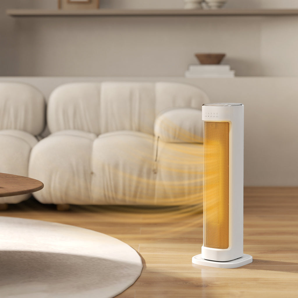 Radiateur Céramique Design – 2000W, Thermostat & Minuterie